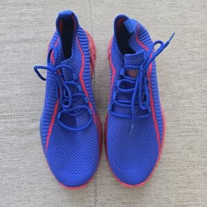 Pony Men's Sock Fit Blue and Red Athletic Sneakers Sz 12